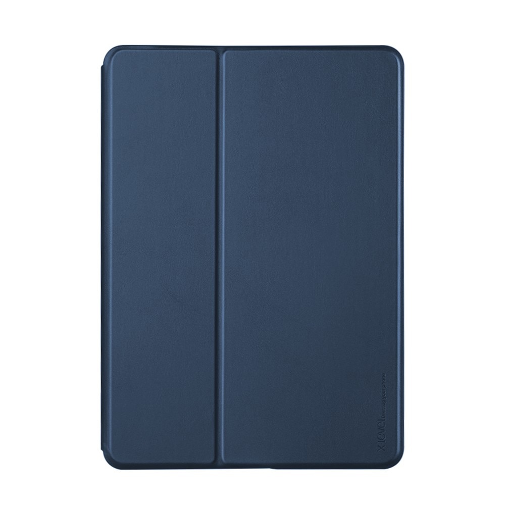 Husa tableta, Poliuretan/Silicon, Compatibil cu iPad, 10.2'', Albastru