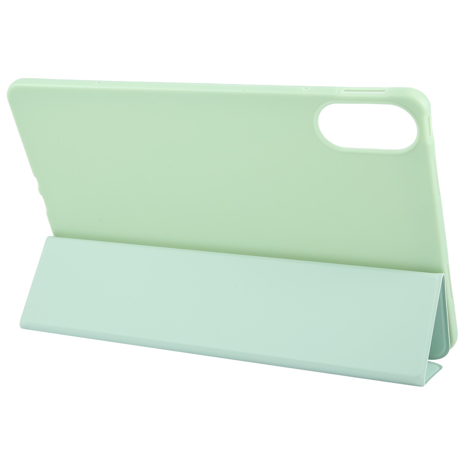 Husa tableta pentru Honor Pad X8a / X9, piele siliconica, tip tri-fold, verde