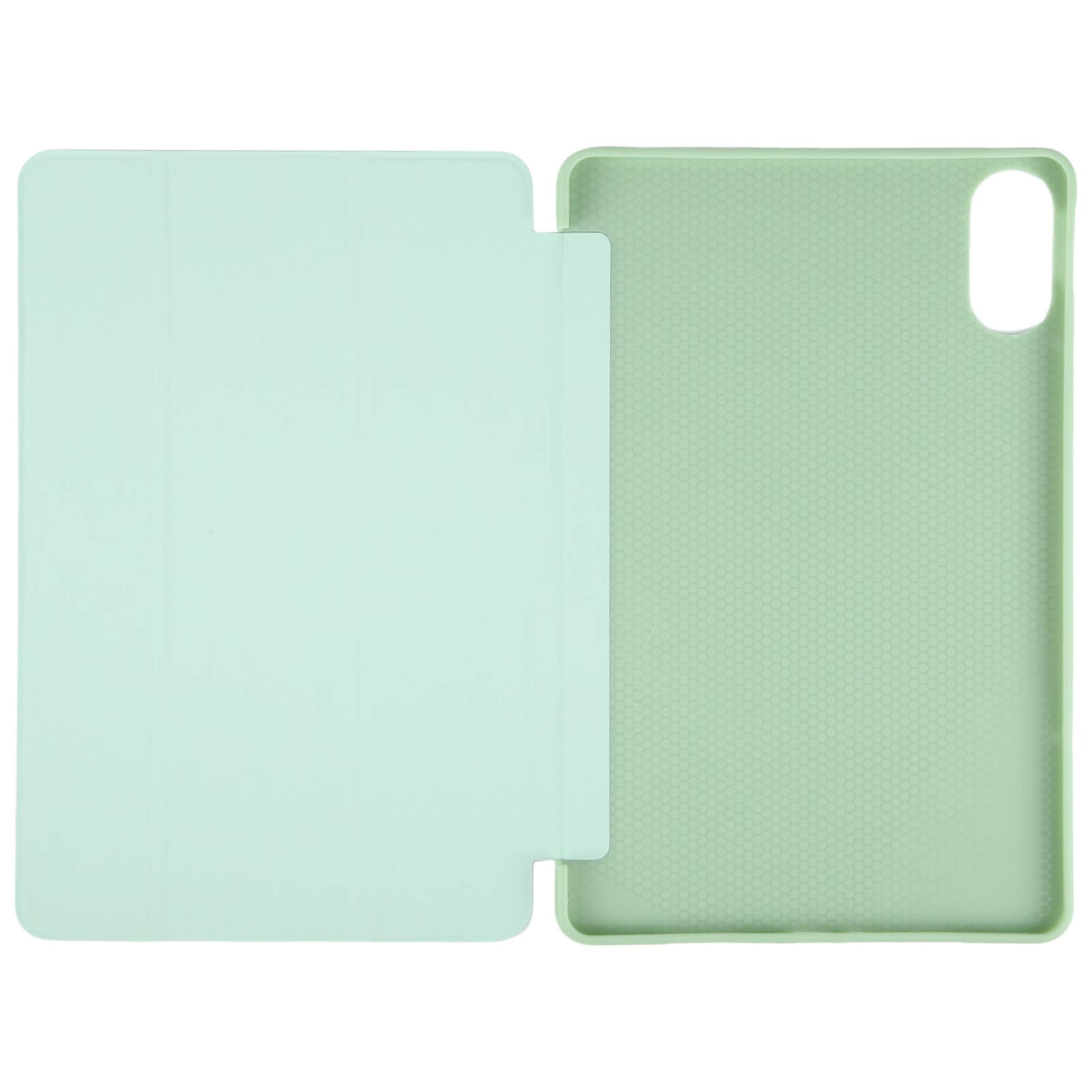 Husa tableta pentru Honor Pad X8a / X9, piele siliconica, tip tri-fold, verde