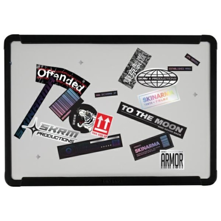 Carcasa laptop Skinarma Henko compatibila cu MacBook Air 13 inch (2018/2020), Transparent