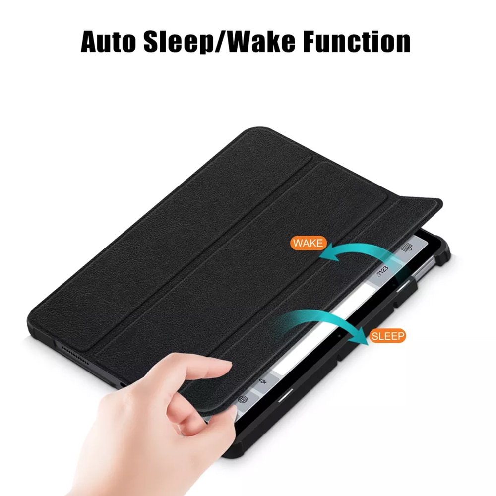 Carcasa de protectie compatibila cu Xiaomi Redmi Pad, Microfibra, FoldPro, T399, Negru