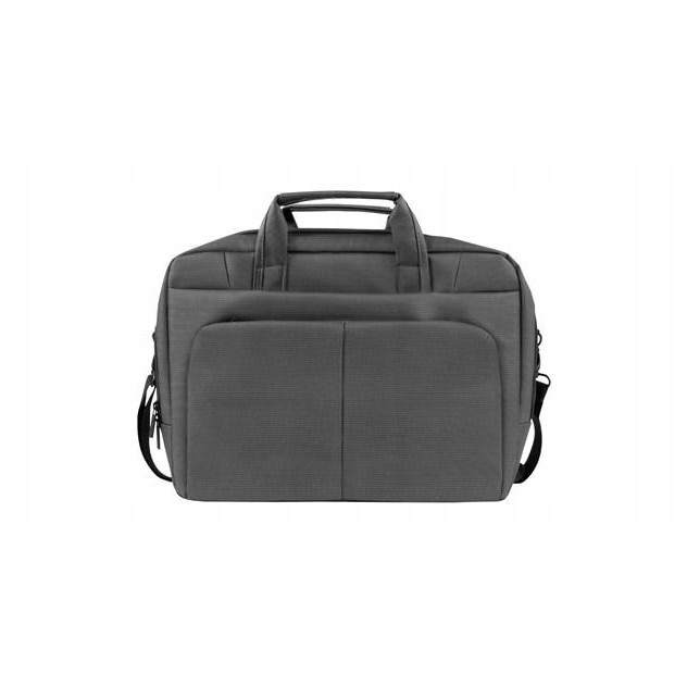 Geanta laptop Natec Gazelle 13"-14", 4 compartimente, nylon, neagra, 33x9x41cm