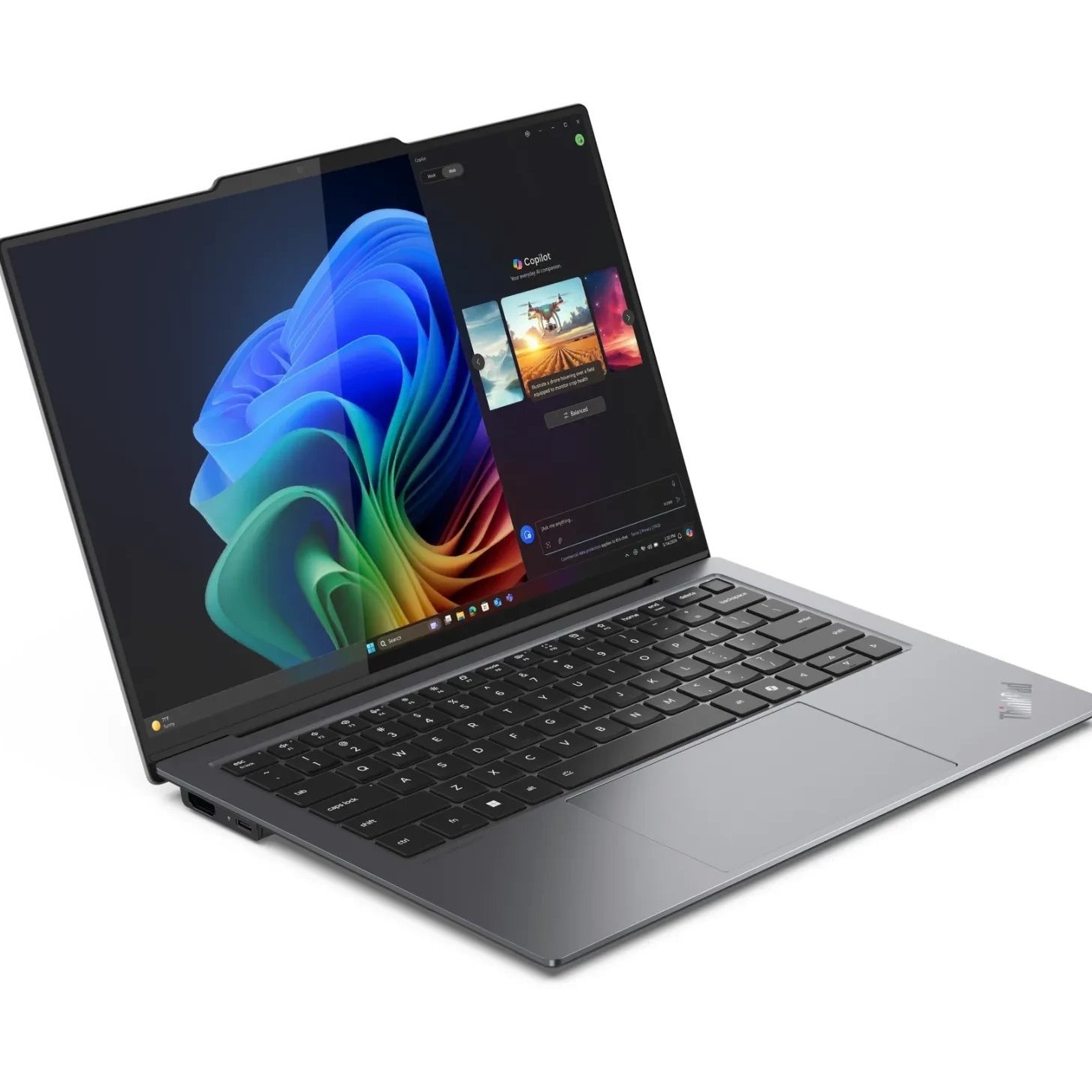 Laptop Lenovo ThinkPad X9-14 G1, 14" 2.8K, Intel® Core™ Ultra 7 258V pana la 4.8 GHz, 32 GB RAM LPDDR5x 8533, 1 TB SSD, Intel Arc Graphics 140V, Windows 11 Pro, Grey 1 TB