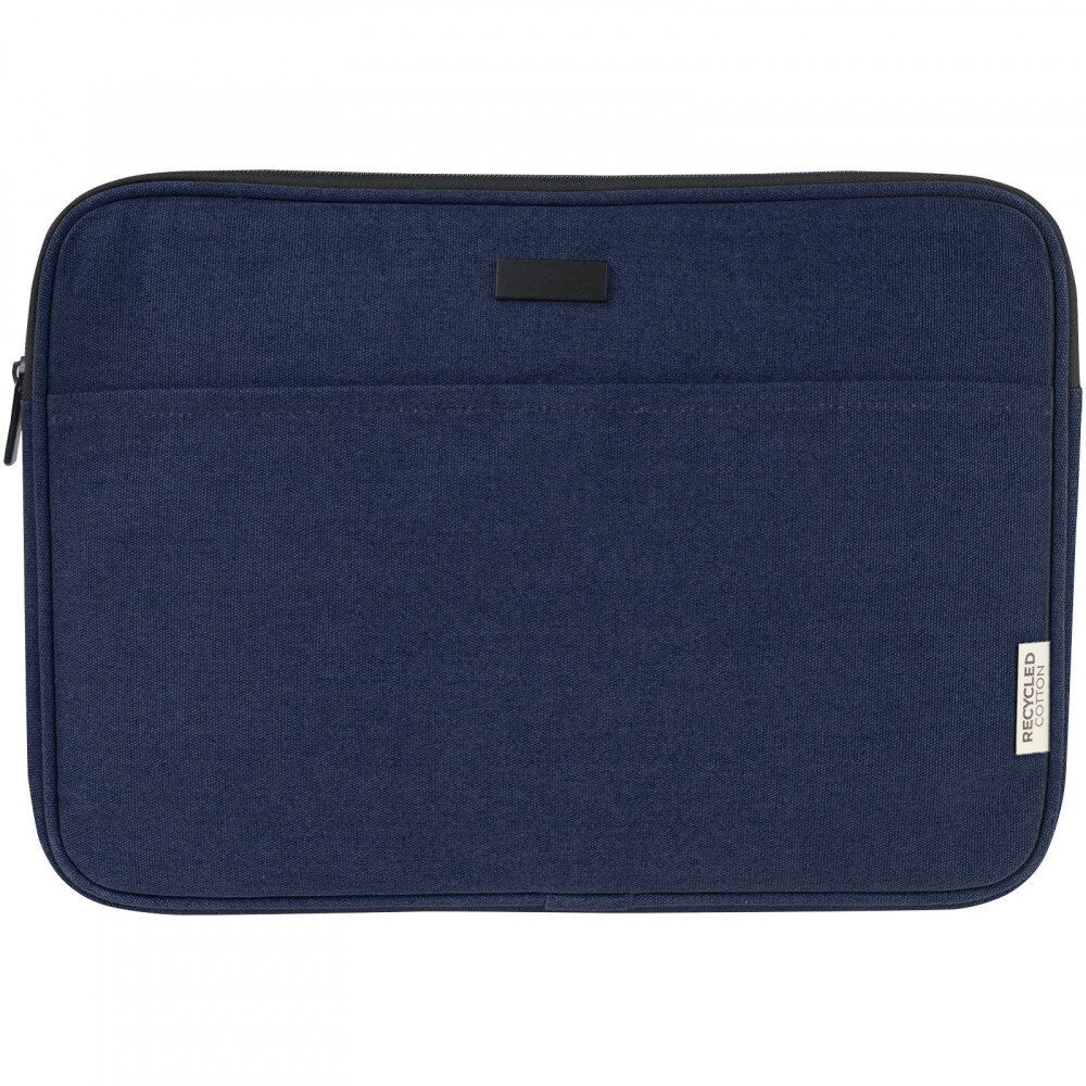 Husa laptop 14 inch, 2401E14726, Everestus, 38.5x26.5x2.5 cm, Bumbac, Albastru navy