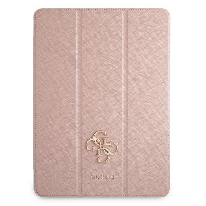 Husa pentru iPad Pro 12.9 2021 Guess Saffiano Collection rose gold