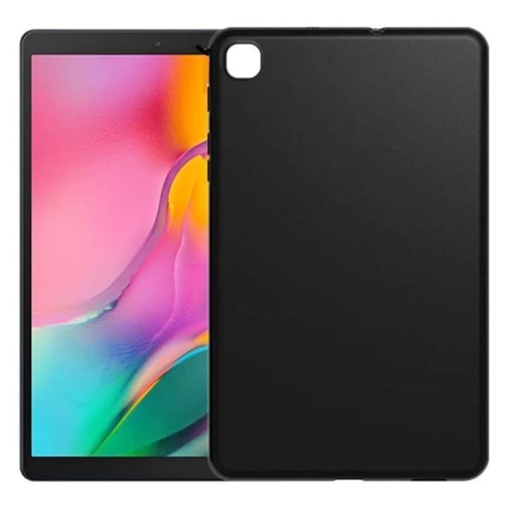 Husa de protectie pentru tableta, compatibila cu Realme Pad, 10.4", silicon, Negru