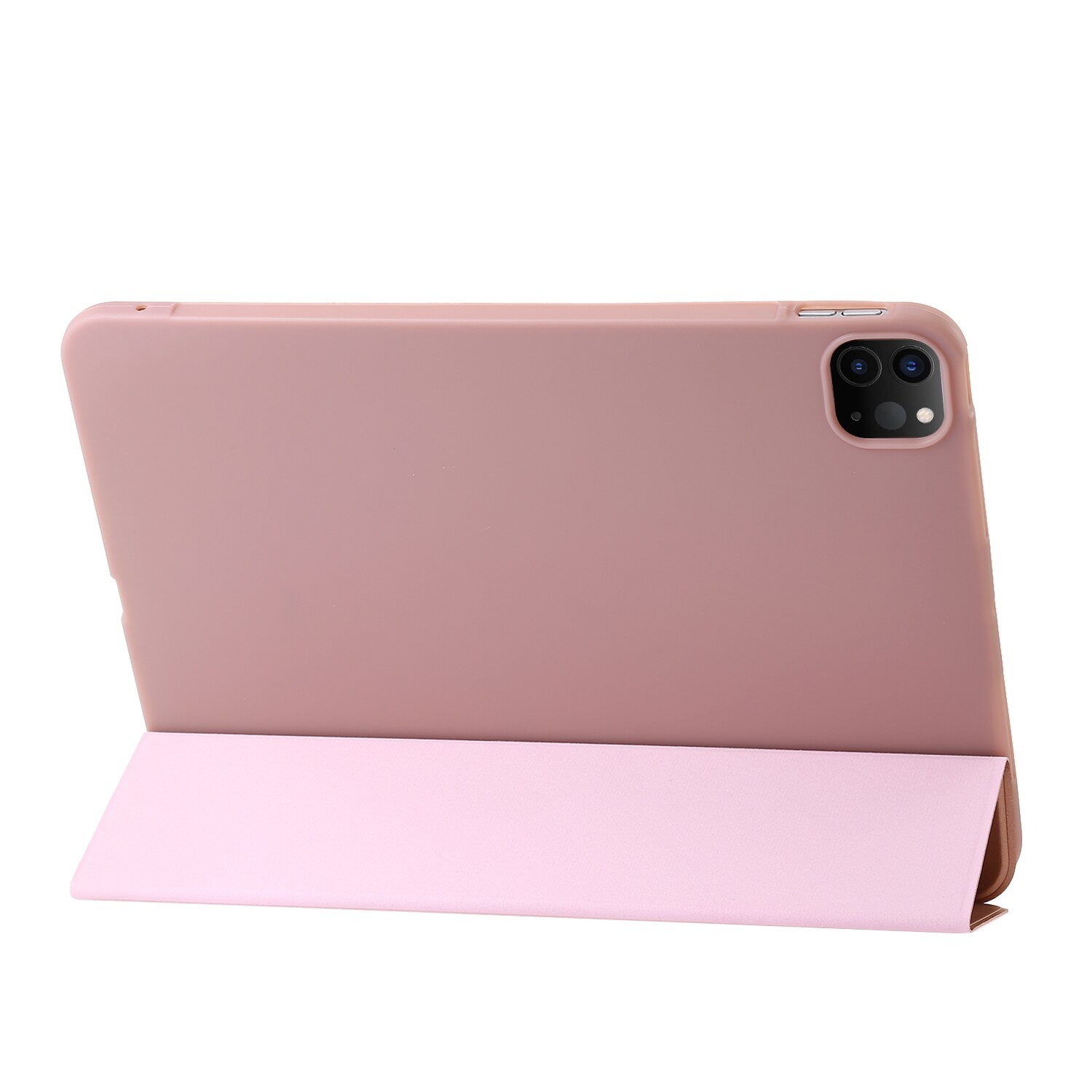 Husa tableta compatibila cu iPad Pro 13, Suport reglabil, Inchidere tripla, Rose Gold