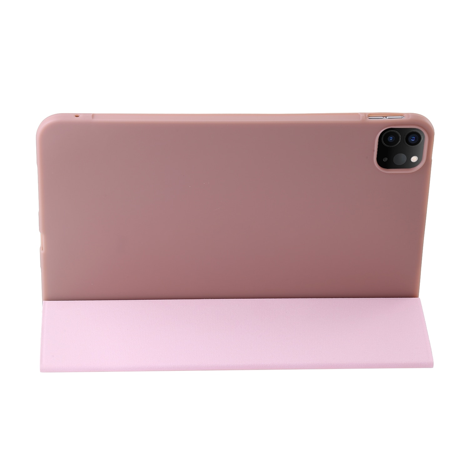 Husa tableta compatibila cu iPad Pro 13, Suport reglabil, Inchidere tripla, Rose Gold