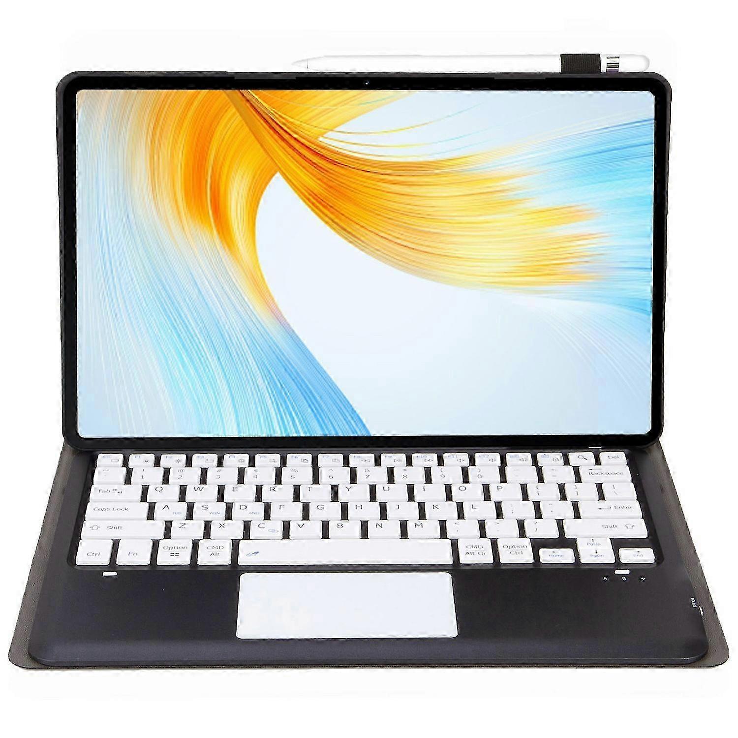 Husa cu tastatura Bluetooth pentru tableta Lenovo Tab P12, touchpad, negru