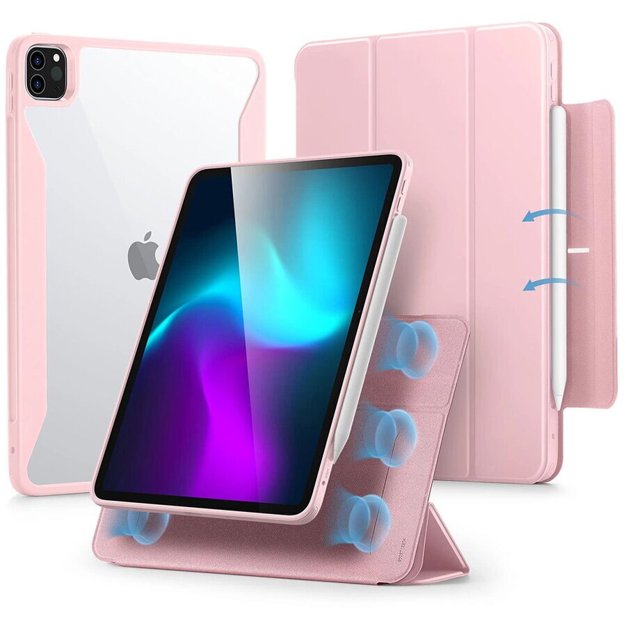 Husa pentru iPad Pro 11 (2024) - ESR Rebound Hybrid - Pink
