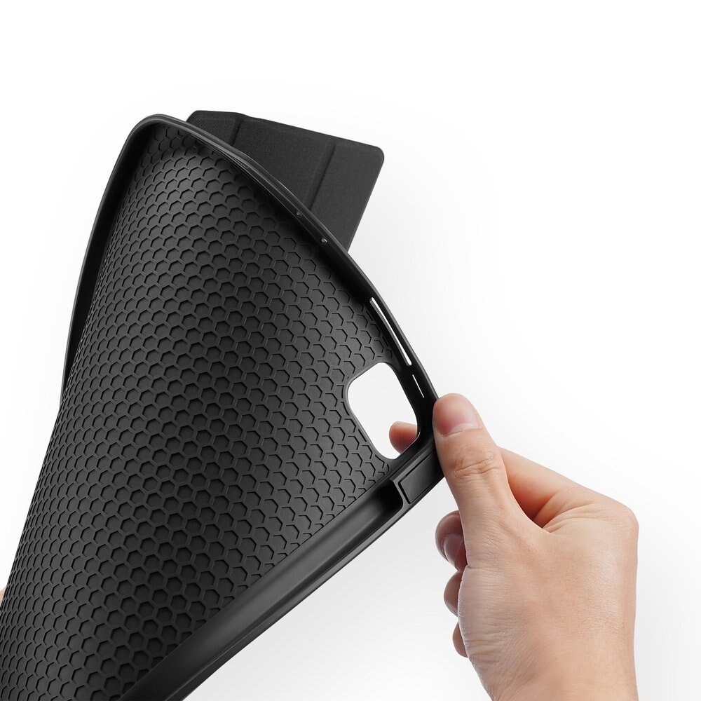 Husa de Protectie Dux Ducis Domo Lite pentru Apple iPad Pro 12.9" Editii 2018 / 2020, Functie Sleep & Wake, Pencil Holder, Negru