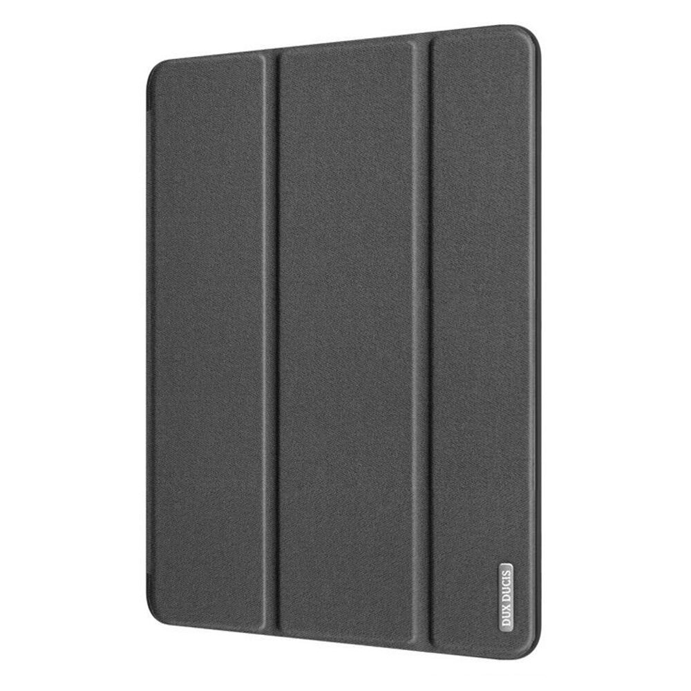 Husa de Protectie Dux Ducis Domo Lite pentru Apple iPad Pro 12.9" Editii 2018 / 2020, Functie Sleep & Wake, Pencil Holder, Negru