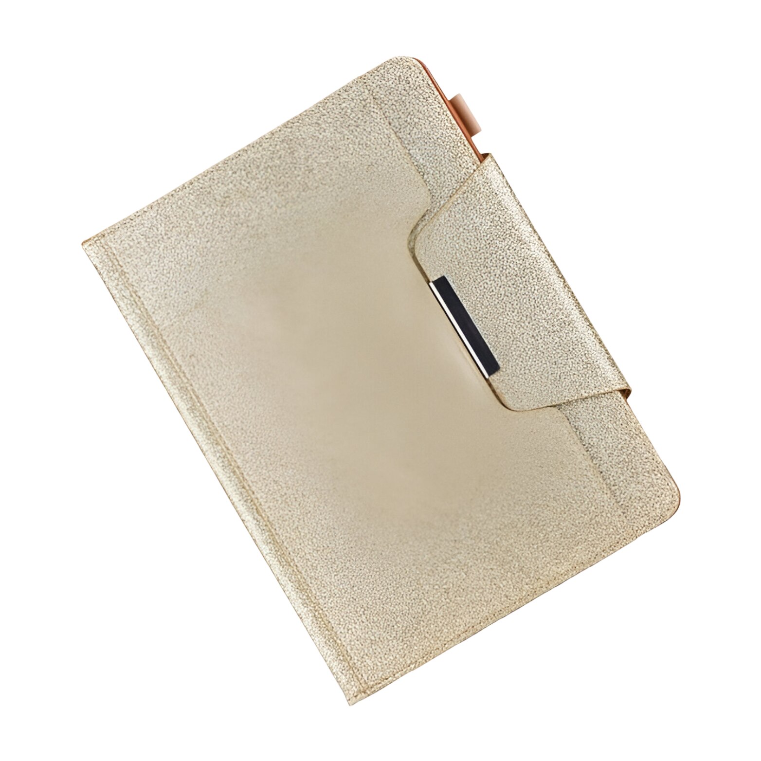 Etui protectie pentru iPad Air/Air2/Pro 9.7", zlat brocat, functie de clapa, design elegant