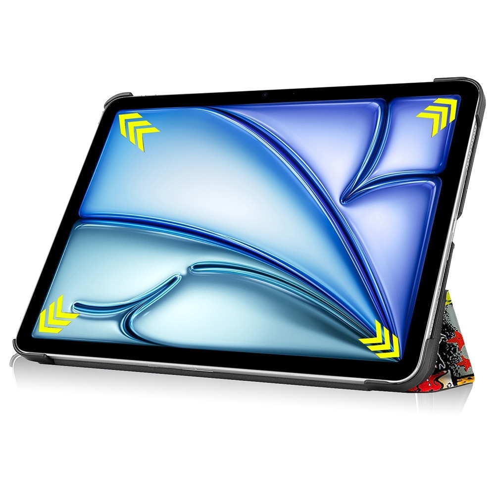 Husa compatibila cu Apple iPad Pro 13 (2024), 13.0 inchi, Tip carte, Bounce Comando, Protectie completa, Stand, Multicolor