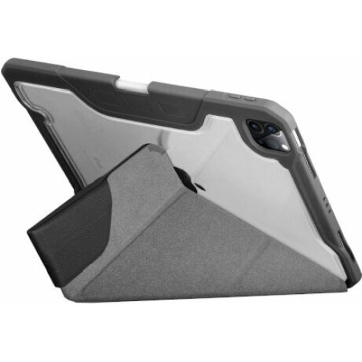 Husa tableta Uniq Trexa, negru/gri, compatibila iPad Pro 11" (2021/2020), iPad Air 10.9" (2020)