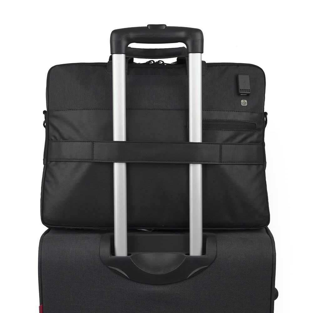 Geanta servieta/ de umar business Gabol, colectia Micro, laptop 15,6 inch