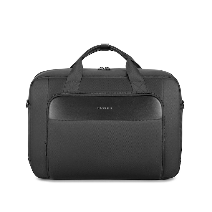Geantă pentru laptop Kingsons Eclipse, 15.6'', neagră
