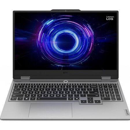 Laptop Lenovo LOQ, 15.6" Full HD, Intel® Core™ i5 13450HX pana la 4.6 GHz, 16 GB RAM DDR5 4800, 1 TB SSD, NVIDIA® GeForce® RTX 5050 8 GB, Free Dos, Luna Grey 1 TB