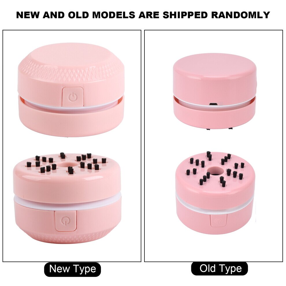 Aspirator portabil mini roz, 500mAh, USB, compact, fara fir