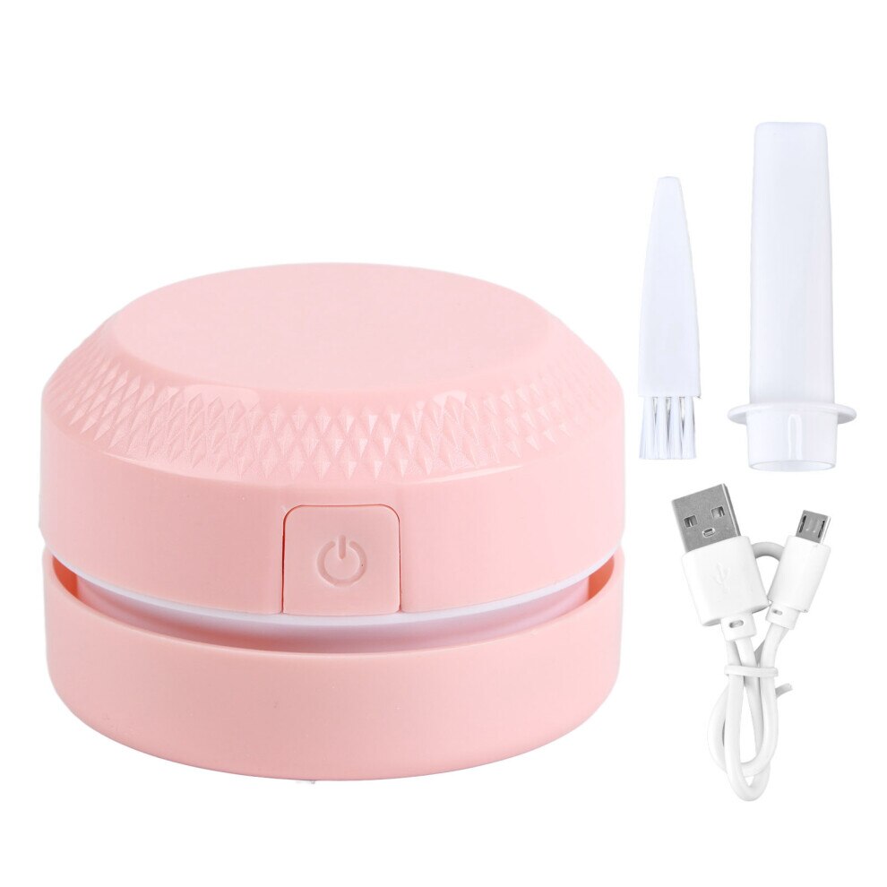 Aspirator portabil mini roz, 500mAh, USB, compact, fara fir