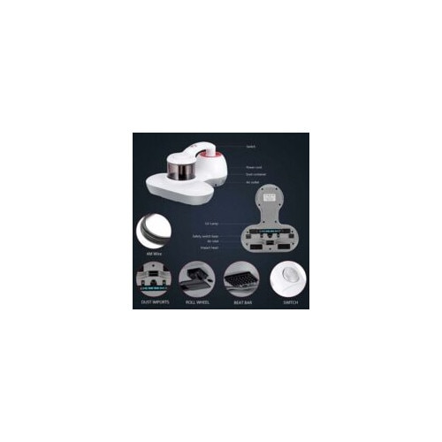 Aspirator portabil pentru acarieni, 10 kPa, sterilizare UV, recipient 600 ml, 29.3x25.3x25.3cm