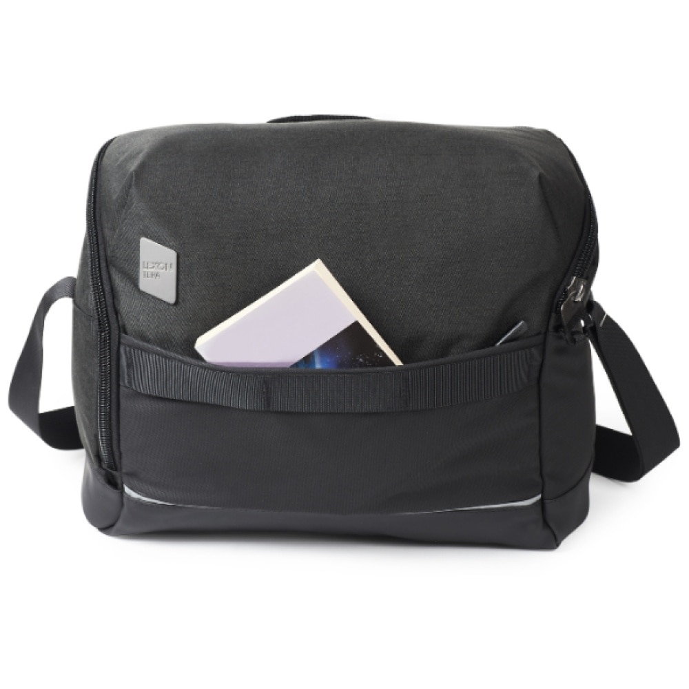 Geanta laptop Lexon Tera, negru, 40x18x27cm, capacitate 16L