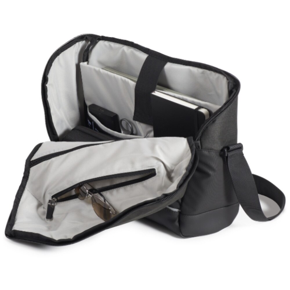 Geanta laptop Lexon Tera, negru, 40x18x27cm, capacitate 16L