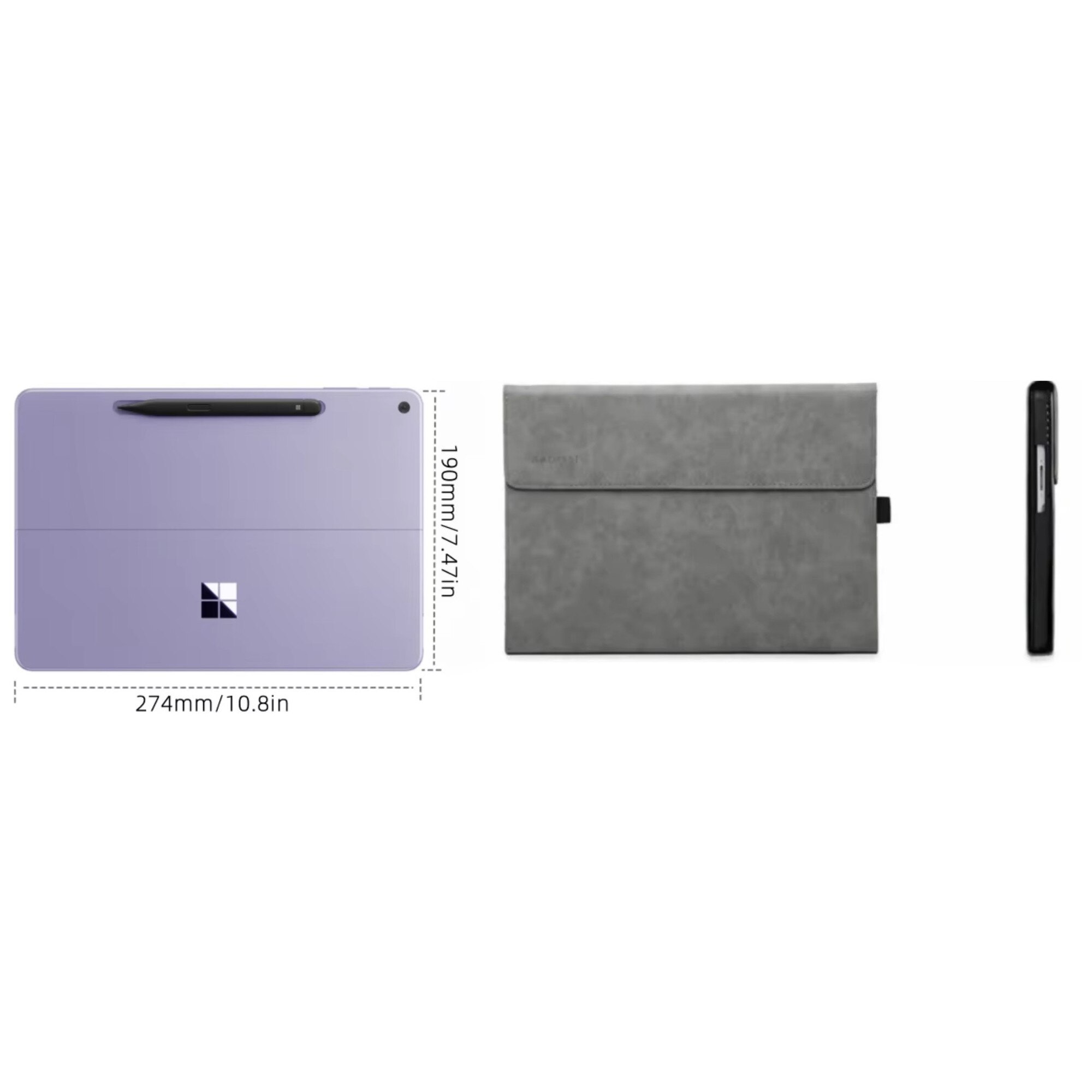 HUSA PENTRU TABLETA SI TASTATURA pentru Microsoft Surface Pro X / 9 /10 / 11 13"