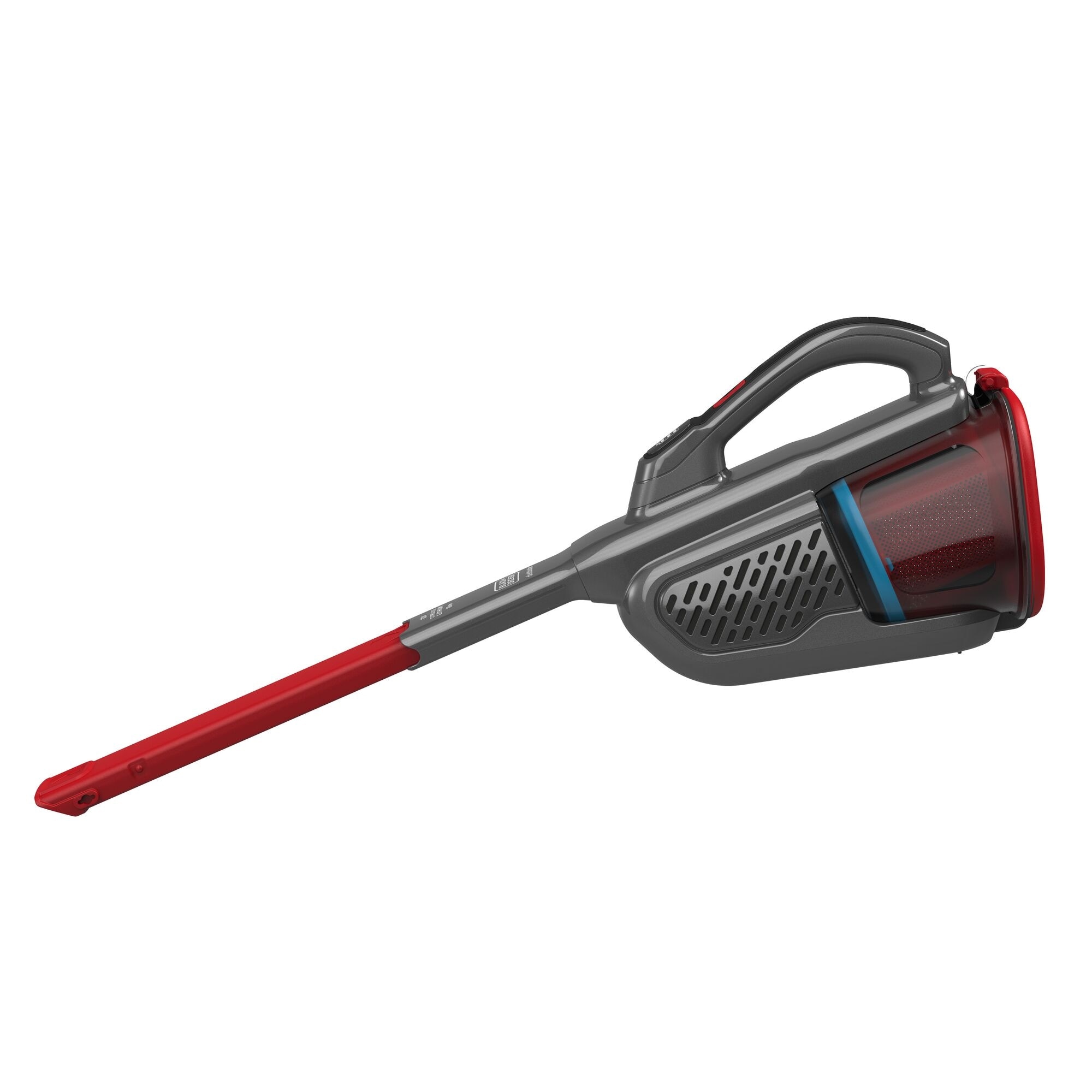 Aspirator manual Black+Decker BHHV315J, 12V, 0,7l, negru si rosu, 400x170x200mm