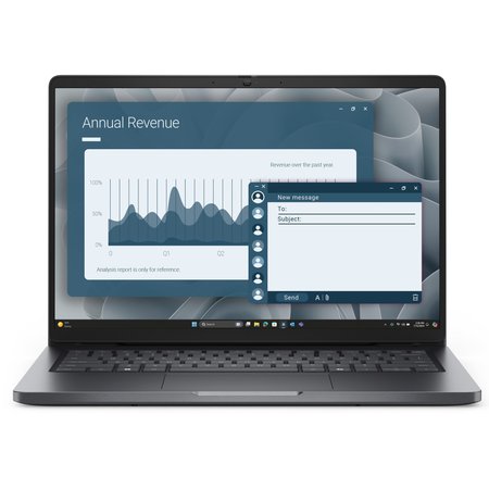 Laptop DELL Pro PC14255, AMD Ryzen 5 PRO 230, 16 GB, 512 GB SSD, 35,6 cm (14"), Full HD+, Negru