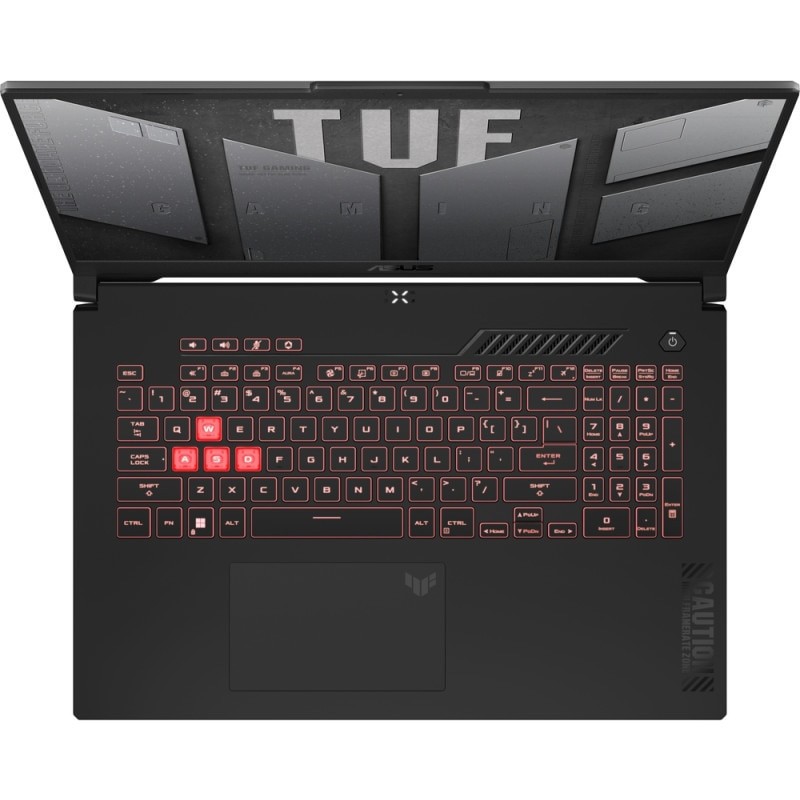 Laptop Gaming ASUS TUF A17 FA707NUG cu procesor AMD Ryzen™ 7 7445HS pana la 4.7GHz, 17.3'', Full HD, 144Hz, IPS, 56 GB DDR5, 256 GB SSD, NVIDIA® GeForce RTX™ 4050 6GB GDDR6, No OS, Mecha Gray