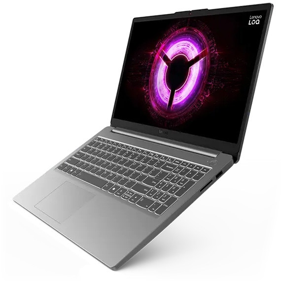 Laptop Gaming Lenovo LOQ Essential 15ARP10E cu procesor AMD Ryzen™ 7 170 pana la 4.75GHz, 15.6" Full HD, IPS, 144Hz, 16GB DDR5 RAM, 512GB SSD, NVIDIA GeForce RTX™ 4050 6GB GDDR6, No OS, Luna Grey, 3Y Courier