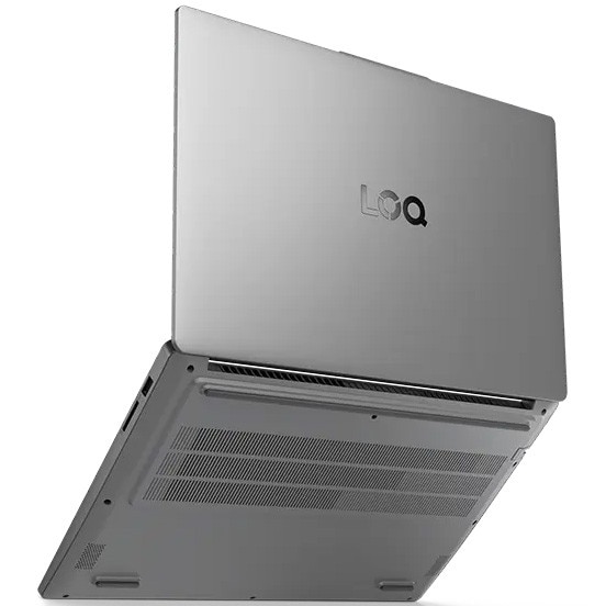 Laptop Gaming Lenovo LOQ Essential 15ARP10E cu procesor AMD Ryzen™ 7 170 pana la 4.75GHz, 15.6" Full HD, IPS, 144Hz, 16GB DDR5 RAM, 512GB SSD, NVIDIA GeForce RTX™ 4050 6GB GDDR6, No OS, Luna Grey, 3Y Courier