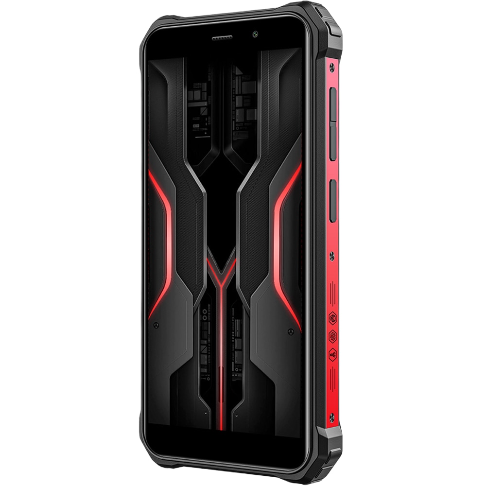 Telefon mobil FOSSIBOT F101P, Dual SIM, 4G, IPS 5.45-inch, Octa-Core, 4GB RAM, 64GB, 10600mAh, Super Speaker 123dB, Android 13, Red