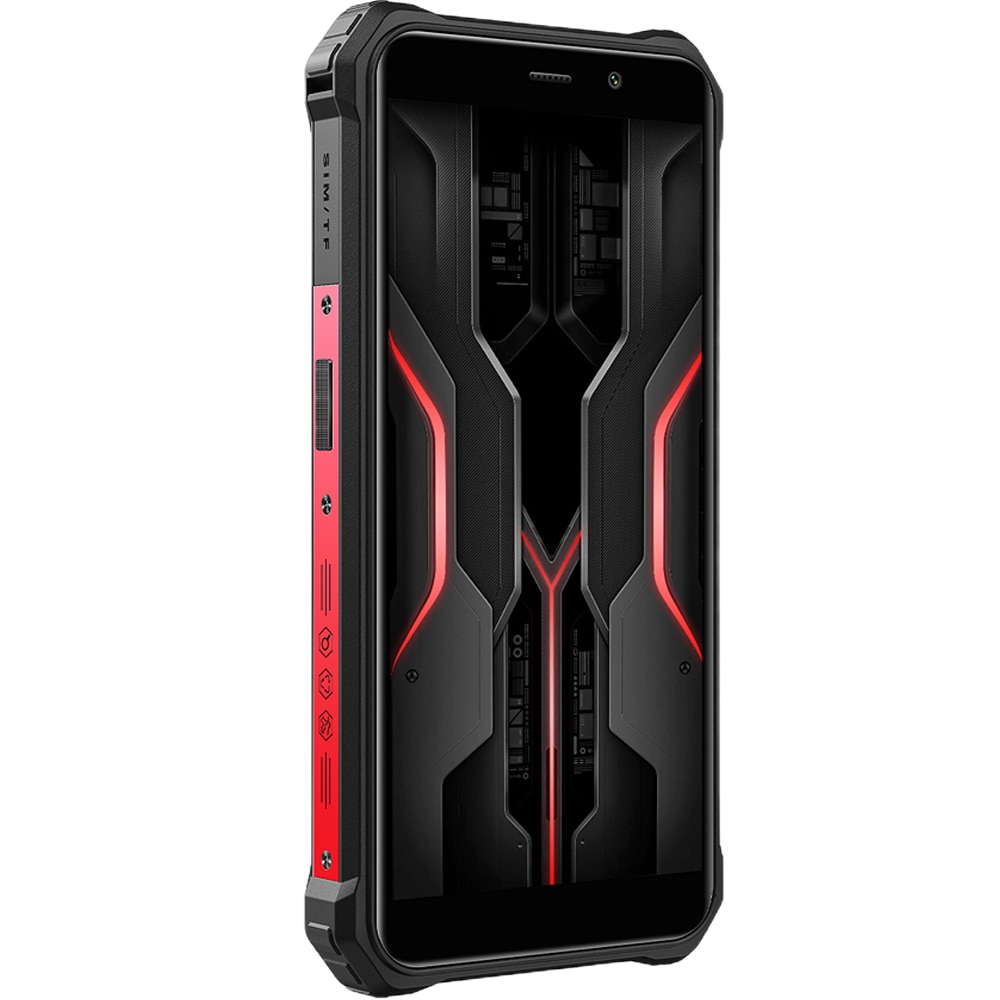 Telefon mobil FOSSIBOT F101P, Dual SIM, 4G, IPS 5.45-inch, Octa-Core, 4GB RAM, 64GB, 10600mAh, Super Speaker 123dB, Android 13, Red