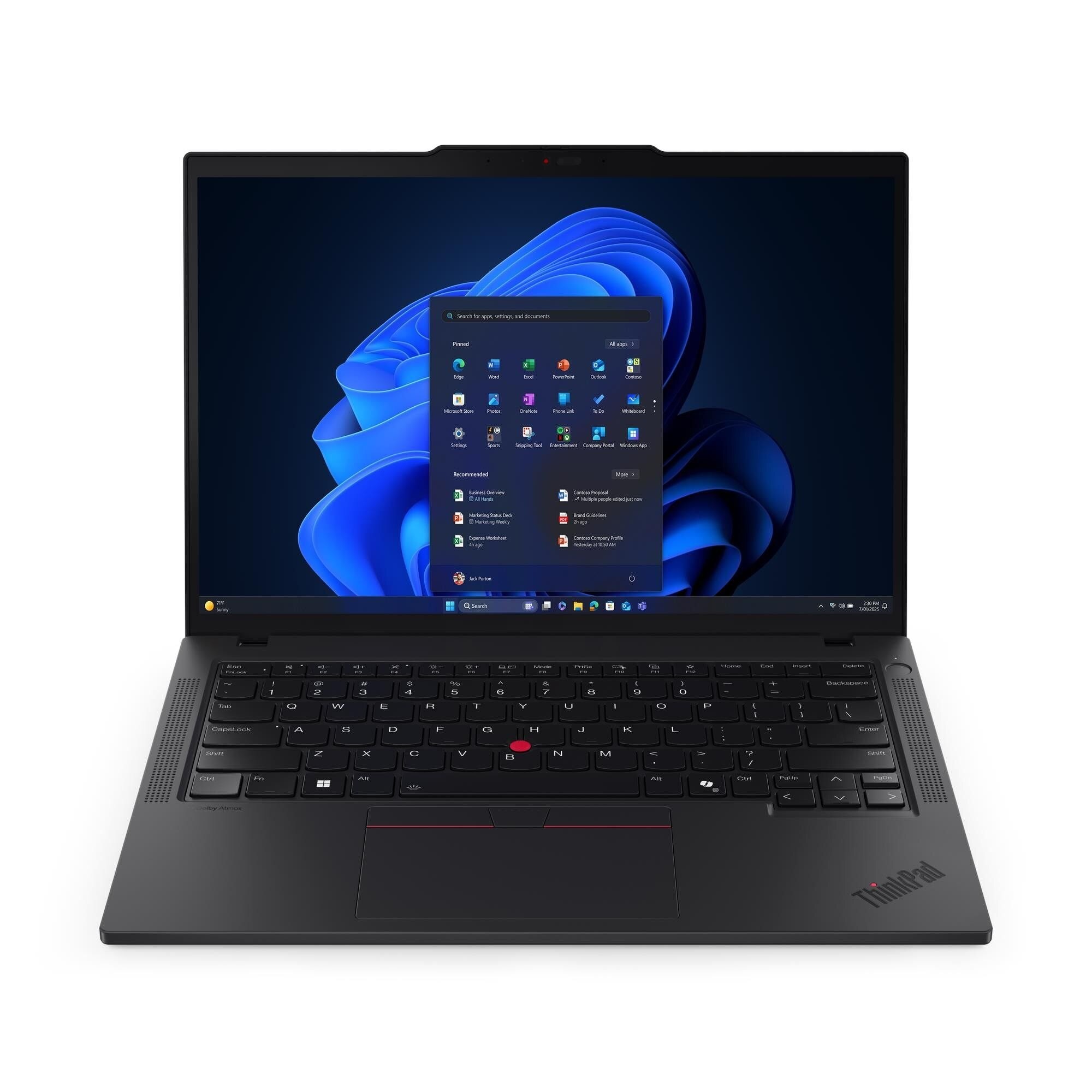 Laptop Lenovo ThinkPad T14 Gen 6 21QC007TMH, 14 inch 1920 x 1200, Intel 225U 12 C / 14 T, 1.5 GHz - 4.8 GHz, 16 GB DDR5, 512 GB SSD, Intel Graphics, Windows 11 Pro