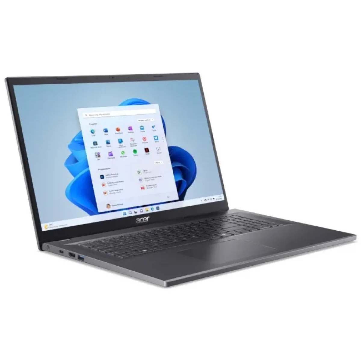 Laptop Acer Aspire A17 Intel Core i5-120U 17.3inch 16GB 512GB Windows 11 Home Negru