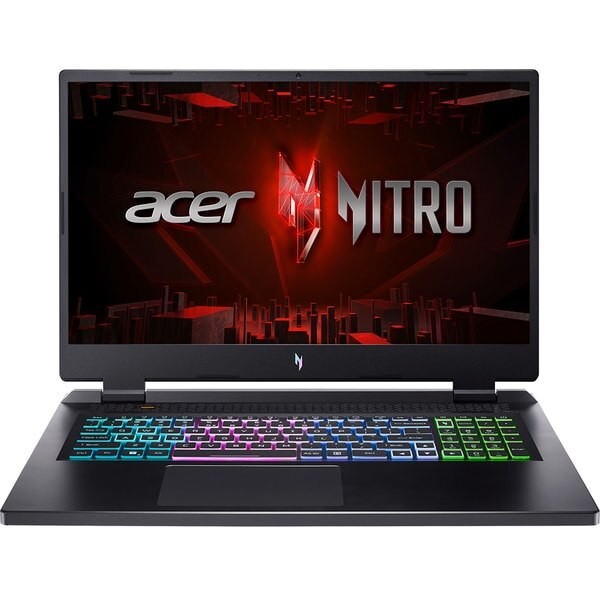 Laptop Gaming ACER Nitro 17 AN17-41-R5Q0, AMD Ryzen 5 7535HS pana la 4.55GHz, 17.3" Full HD, 16GB, SSD 512GB, NVIDIA GeForce RTX 4050 6GB, Free DOS, Negru