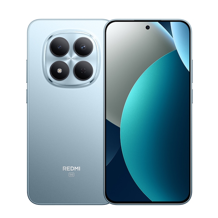 Telefon Mobil Xiaomi Redmi Note 15 Pro, 12GB RAM, 256GB, 5G, Albastru, Dual SIM