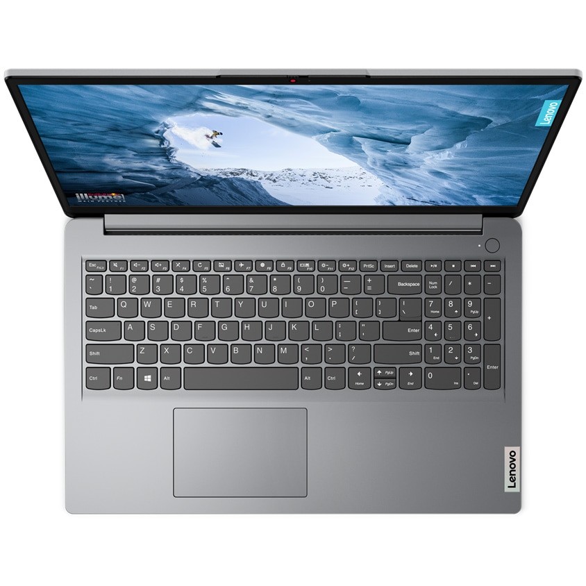 Laptop Lenovo IdeaPad 1 15IAU7 cu procesor Intel® Pentium® Gold 8505 pana la 4.40 GHz, 15.6", Full HD, 8GB, 256GB SSD, Intel® UHD Graphics, No OS, Cloud Grey
