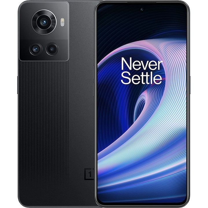 Telefon mobil OnePlus 10R, Dual SIM, 256GB, 8GB RAM, 5G, Black