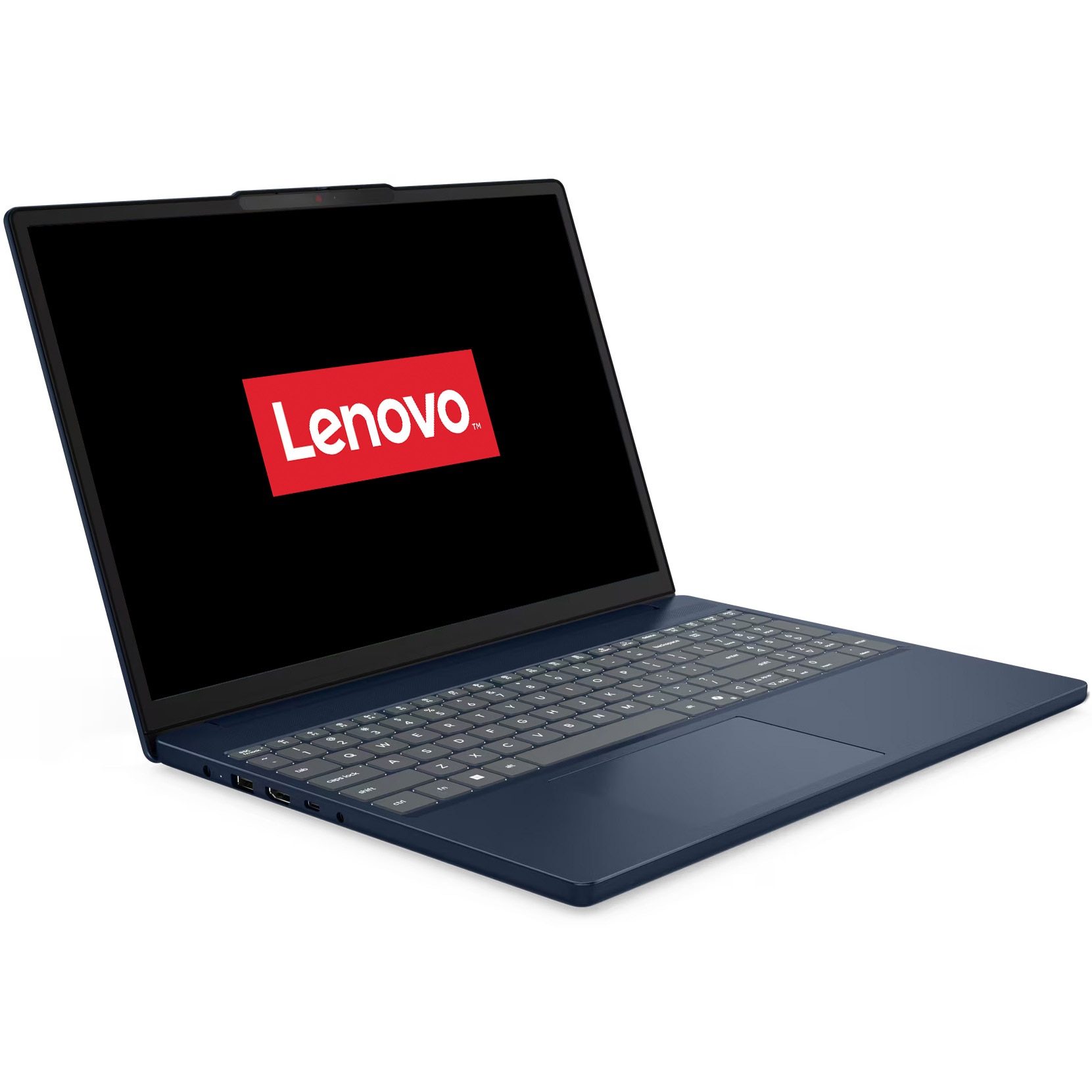 Laptop Lenovo IdeaPad Slim 3 15ARP10 cu procesor AMD Ryzen™ 5 150 pana la 4.55GHz, 15.3" WUXGA, IPS, 16GB DDR5 RAM, 512GB SSD, AMD Radeon™ 660M Graphics, No OS, Cosmic Blue, 3Y Courier