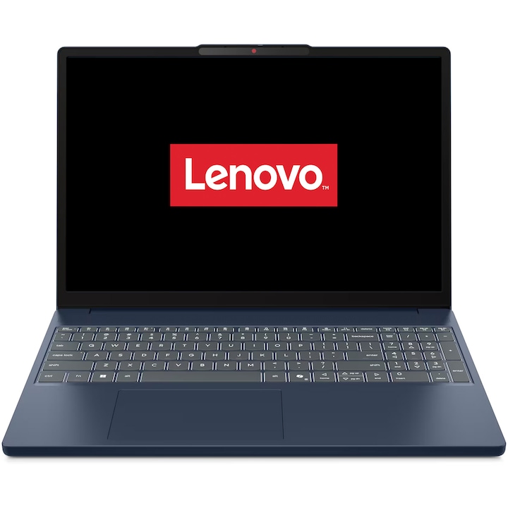 Laptop Lenovo IdeaPad Slim 3 15ARP10 cu procesor AMD Ryzen™ 5 150 pana la 4.55GHz, 15.3" WUXGA, IPS, 16GB DDR5 RAM, 512GB SSD, AMD Radeon™ 660M Graphics, No OS, Cosmic Blue, 3Y Courier