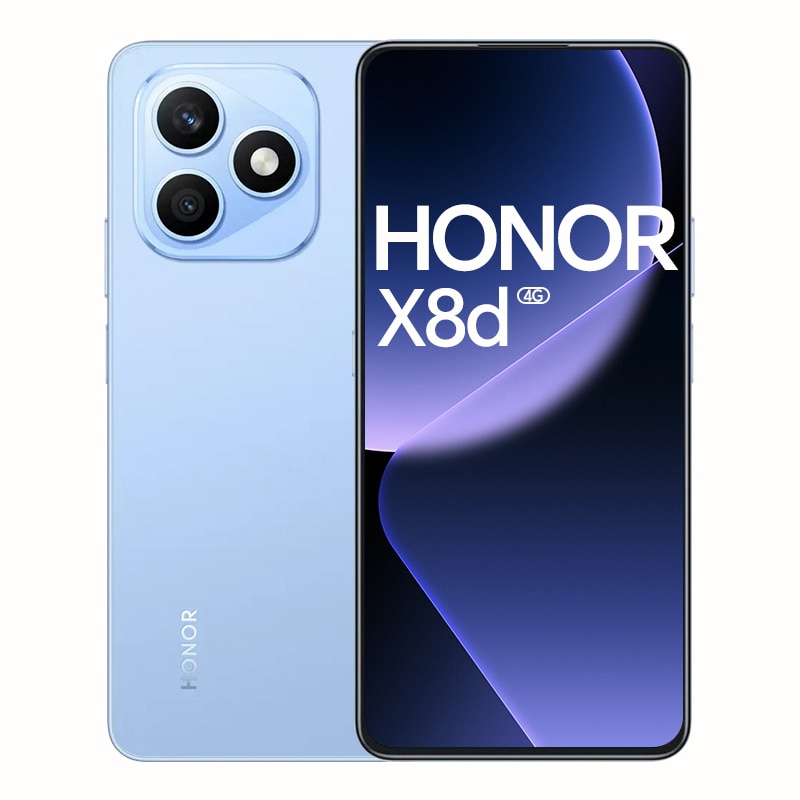 Telefon mobil HONOR X8d, Dual SIM, 8GB RAM, 256GB, 4G, Light Blue
