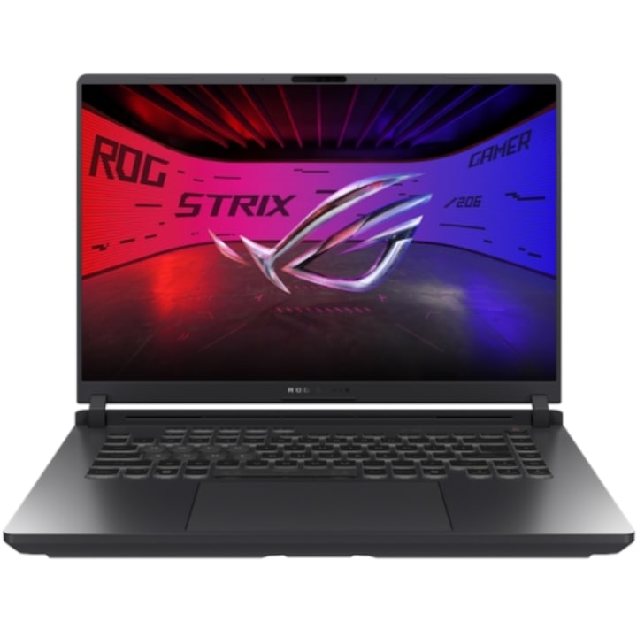 Laptop ASUS ROG Strix G16, Intel Core i7-14650HX, 16 inch, RAM 32GB, SSD 512GB + 1TB, nVidia GeForce RTX 5050 8GB, No OS, Eclipse Gray