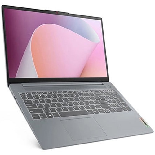 Laptop Lenovo IdeaPad Slim 3 15ABR8 cu procesor AMD Ryzen™ 5 7530U pana la 4.5 GHz, 15.6", Full HD, IPS, 8GB, 512GB SSD, AMD Radeon™ Graphics, No OS, Arctic Grey