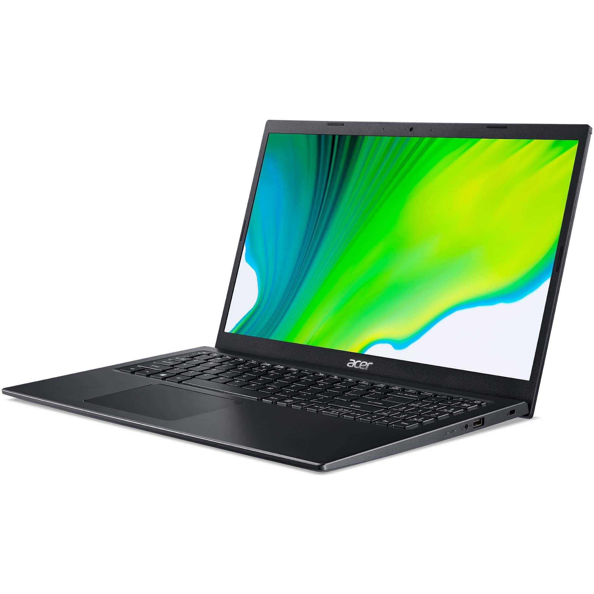 Laptop Acer Aspire 5 A515-56 cu procesor Intel® Core™ i7-1165G7 pana la 4.70 GHz, 15.6", Full HD, 8GB, 256GB SSD, Intel Iris Xe Graphics, Windows 10 Home, Black