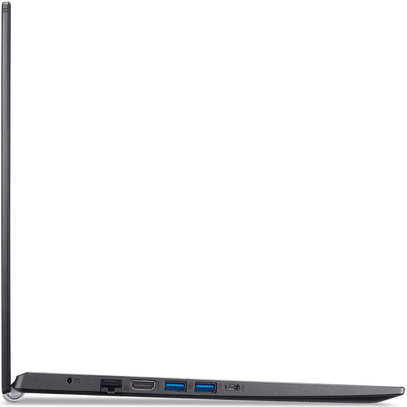 Laptop Acer Aspire 5 A515-56 cu procesor Intel® Core™ i7-1165G7 pana la 4.70 GHz, 15.6", Full HD, 8GB, 256GB SSD, Intel Iris Xe Graphics, Windows 10 Home, Black