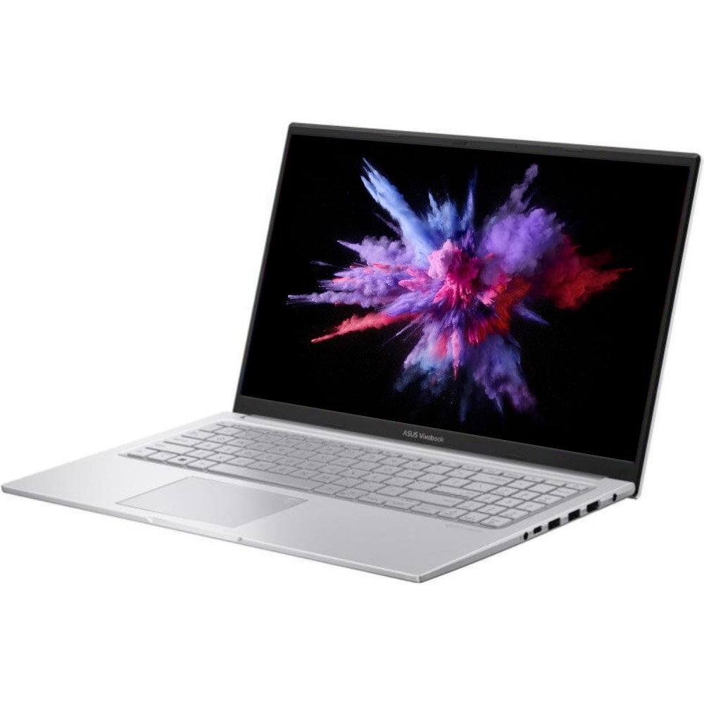 Laptop Asus VivoBook X15, Intel Core i5 1334U, 12GB Memory, 2000GB SSD, 15.6" FullHD, Silver, Hungarian Layout, Windows 11 Pro