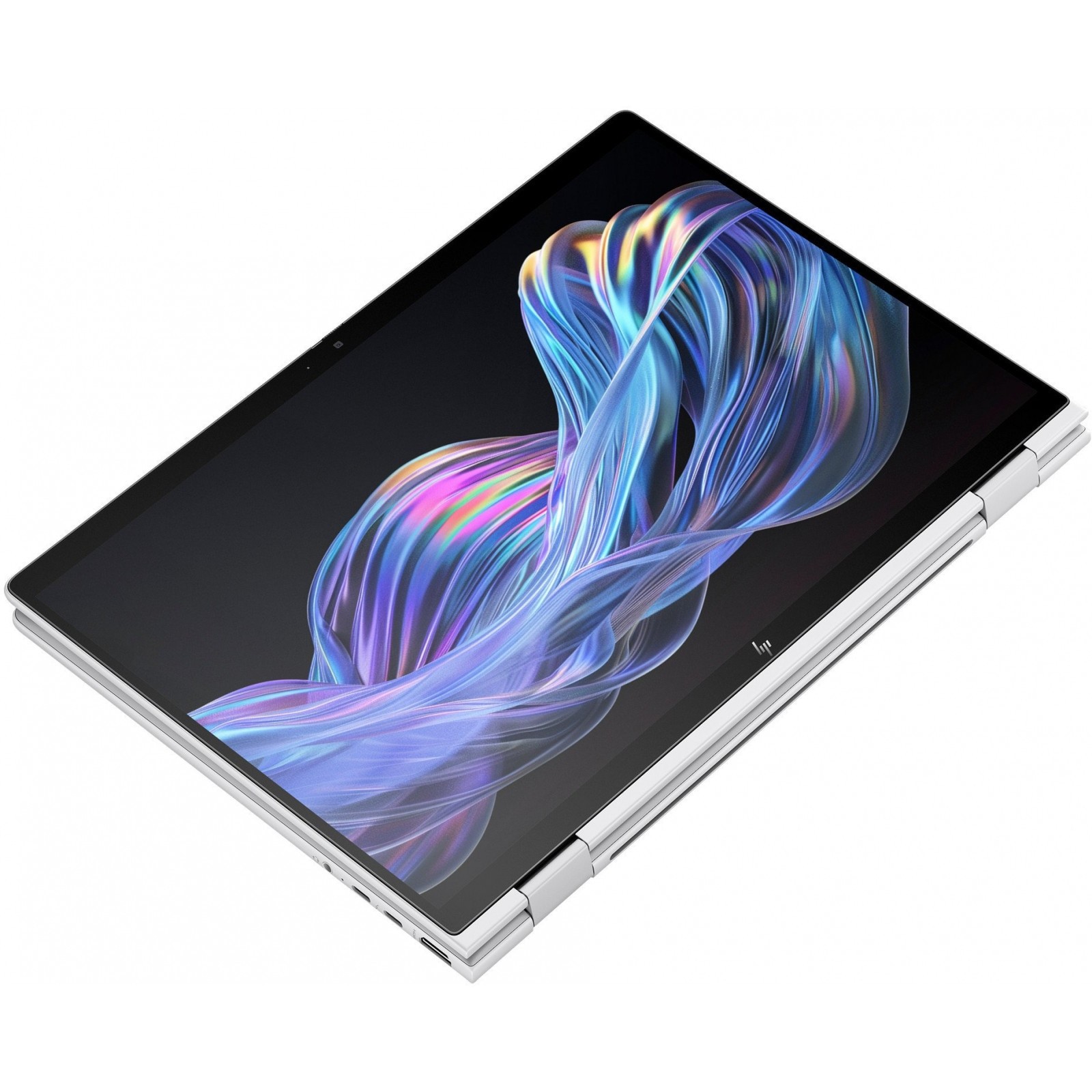 Laptop HP EliteBook X Flip G1i Hybrid (2-in-1), 14" WUXGA Touchscreen, Intel® Core™ Ultra 5 228V pana la 4.5 GHz, 32 GB RAM, 512 GB SSD, Intel Arc Graphics, Windows 11 Pro, Glacier Silver 512 GB